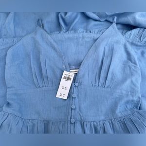 Abercrombie Button-Through Maxi Dress